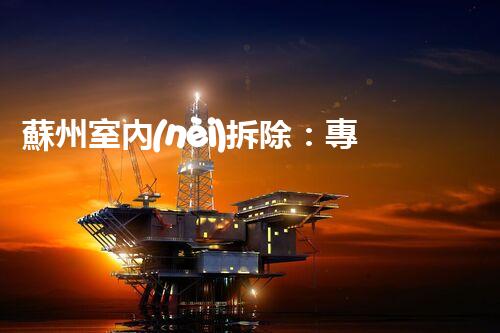 蘇州室內(nèi)拆除：專業(yè)高效，安全環(huán)保一站式服務(wù)